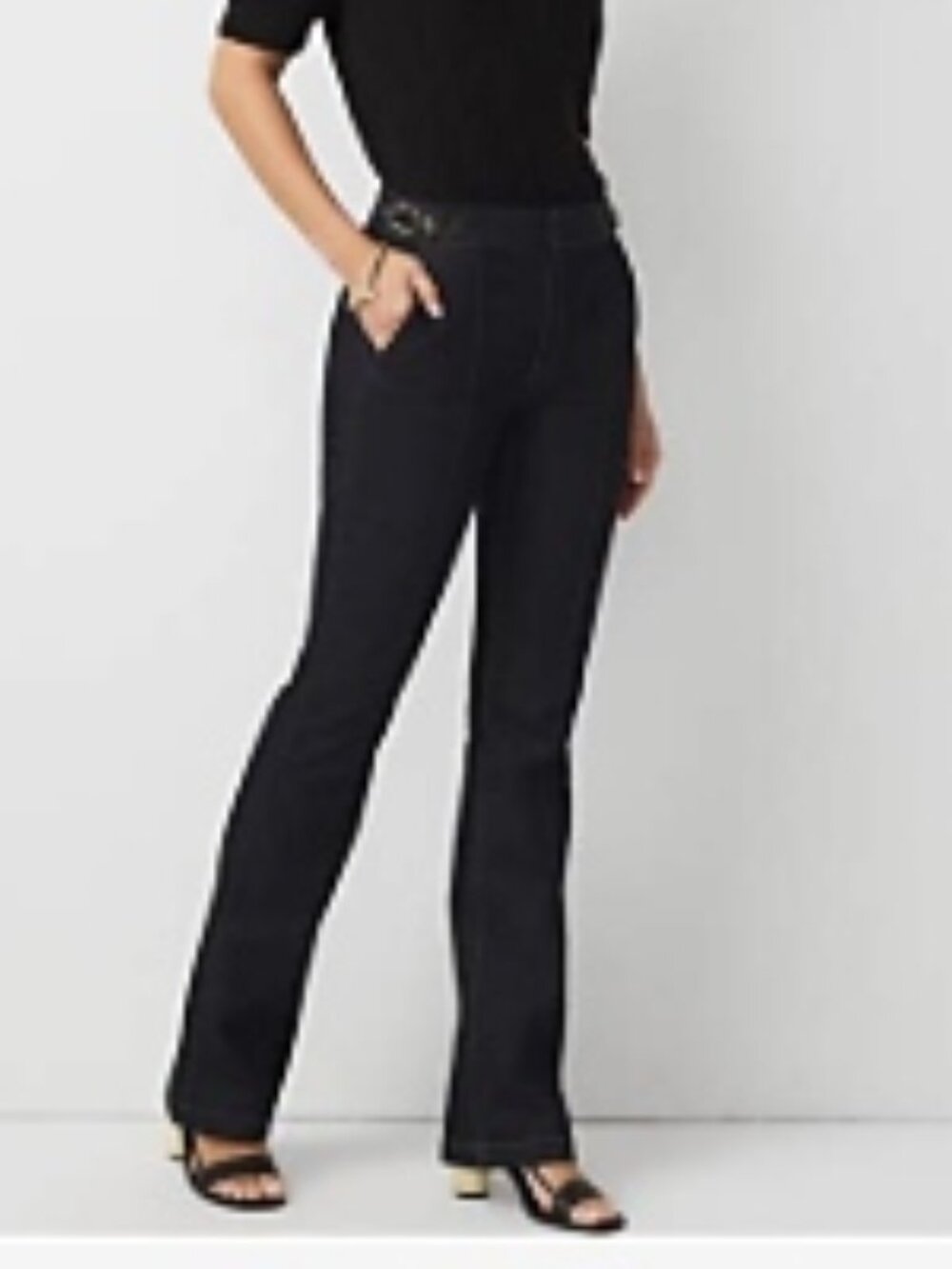 SIZE:14 WHBM FAUX LEATHER TROUSERS
